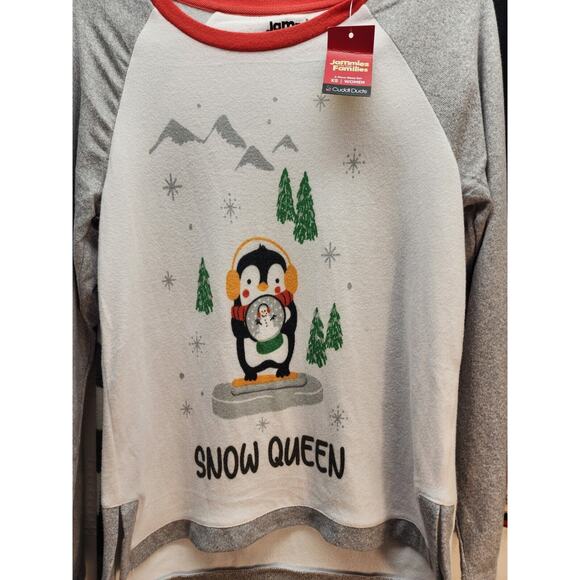 Jammies For Your Familie Pajama Set Womens Size XS Fleece Chirstmas Santa Bundle - Picture 2 of 11